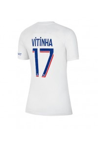 Paris Saint-Germain Vitinha Ferreira #17 Fotballdrakt Tredje Klær Dame 2022-23 Korte ermer